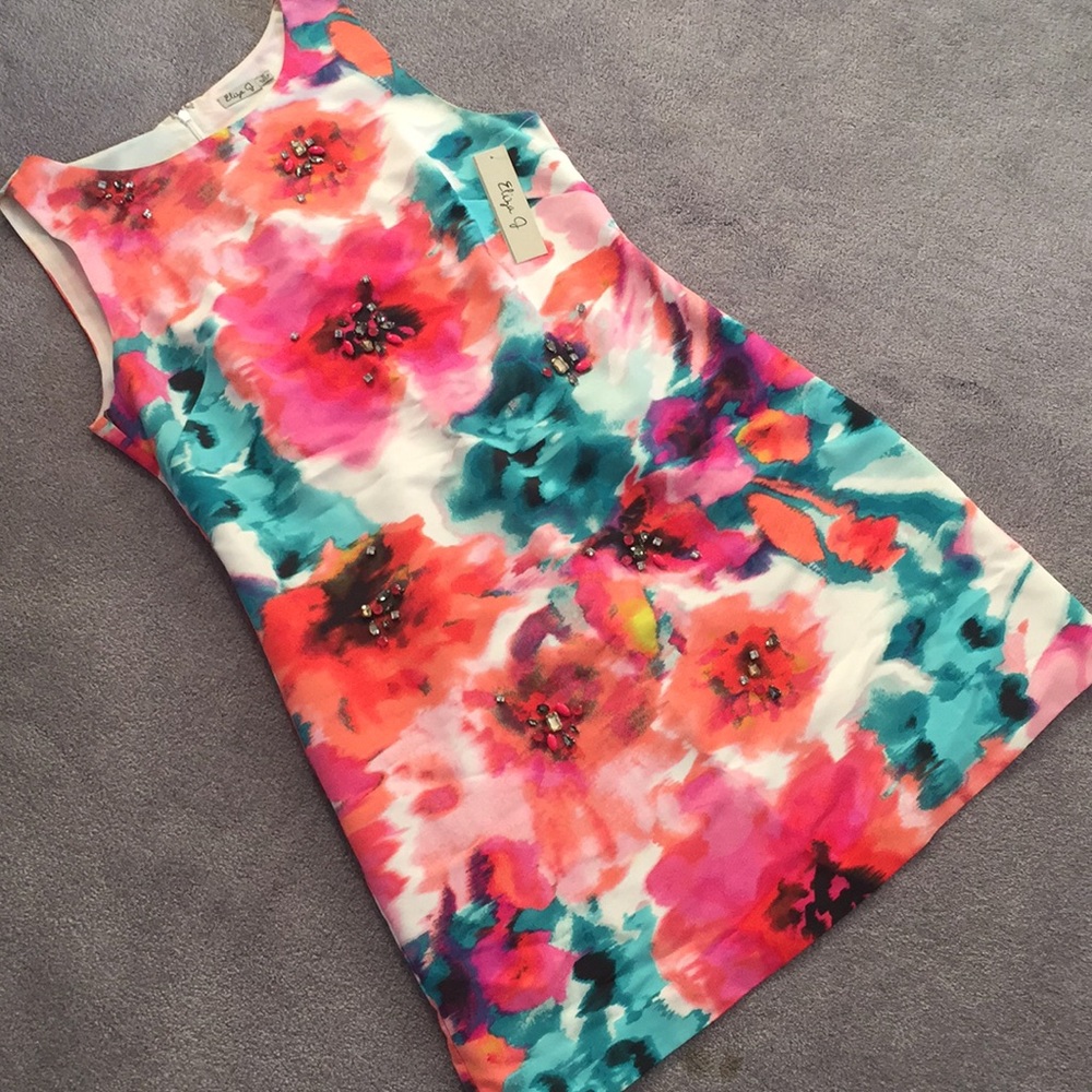 Eliza J, multi color dress